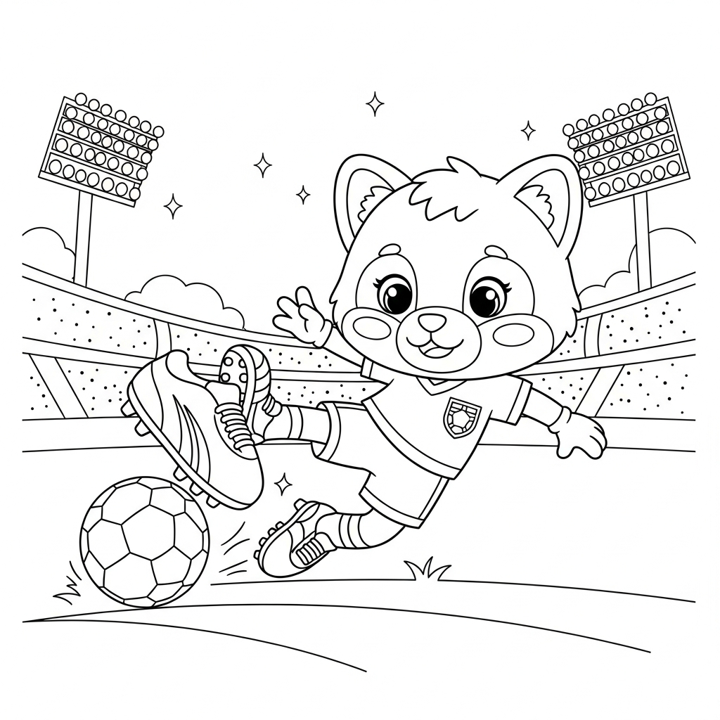 Desenho de chuteira para colorir desarmando com pé esquerdo no vestiário do time.